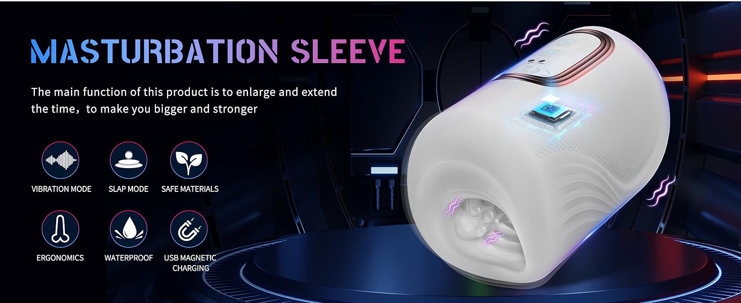 Automatic Male Masturbators with 3D Realistic Sleeve