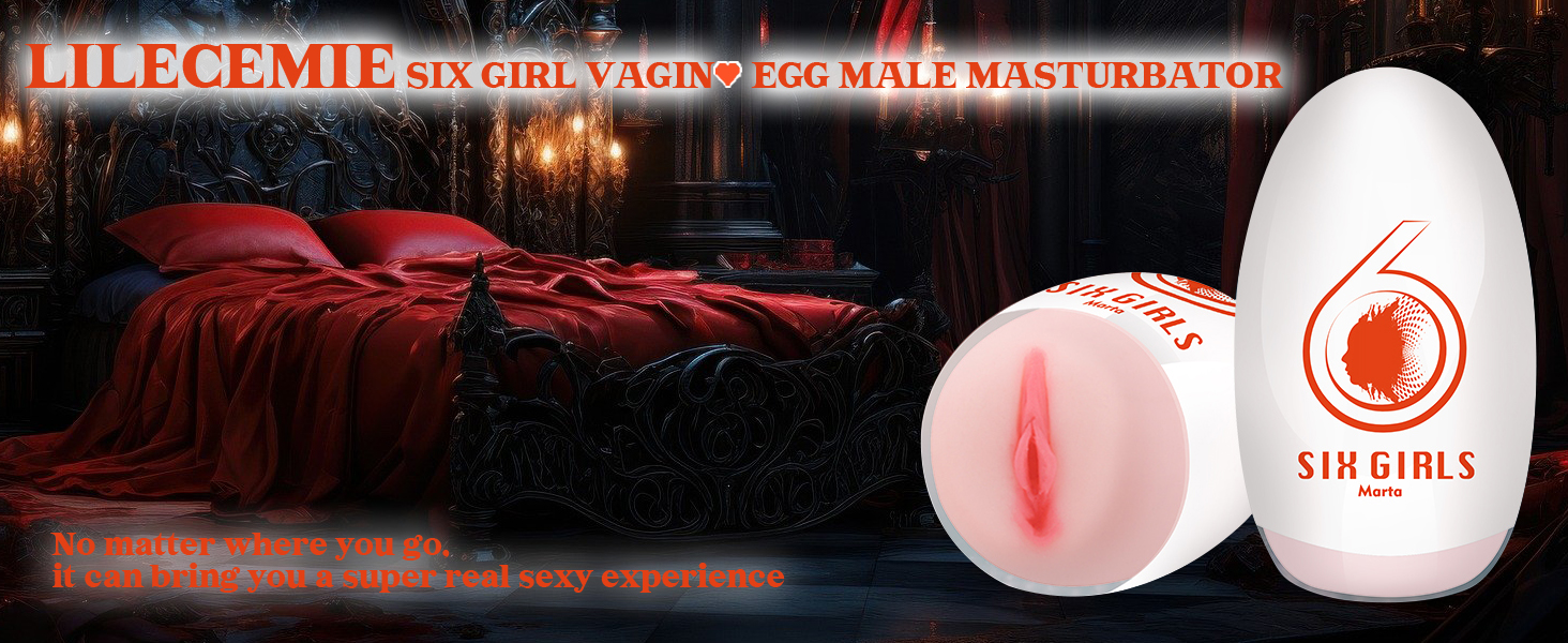 Egg-Shaped Male Masturbator with Realistic Textured Vagina