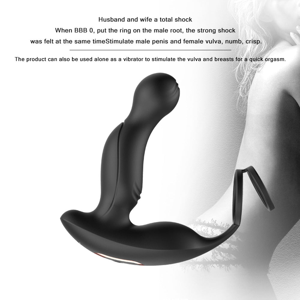Prostate Anal Vibrator 10 Vibration with Penis Ring