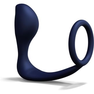 Bskys' Duo Power: Performance-Amplifying Cock Ring & Prostate Stimulating Anal Plug in Blue