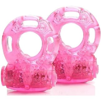 BSkys' DuoDelight: Twin Pack Vibrating Cock Rings for Enhanced Sensual Pleasure