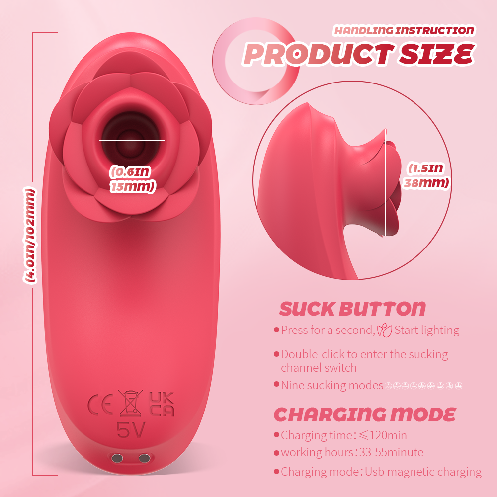 9 Modes Dual-Action Clitoral Nipple Suction Vibrator